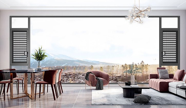 aluminum casement window