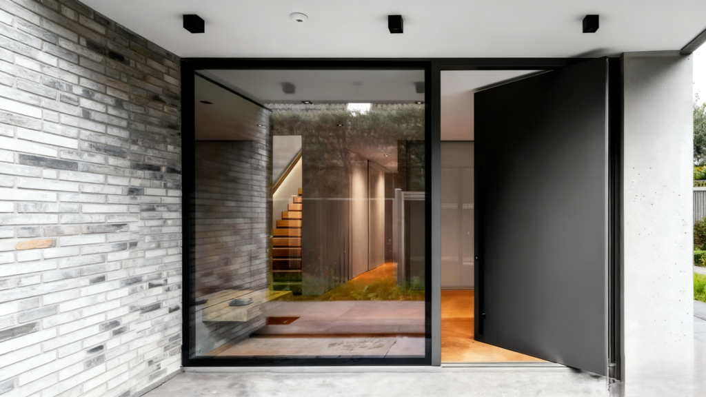 storefront aluminum doors