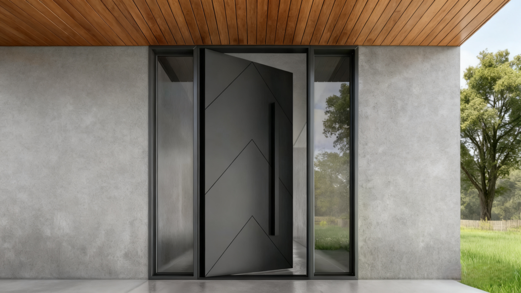 storefront aluminum doors