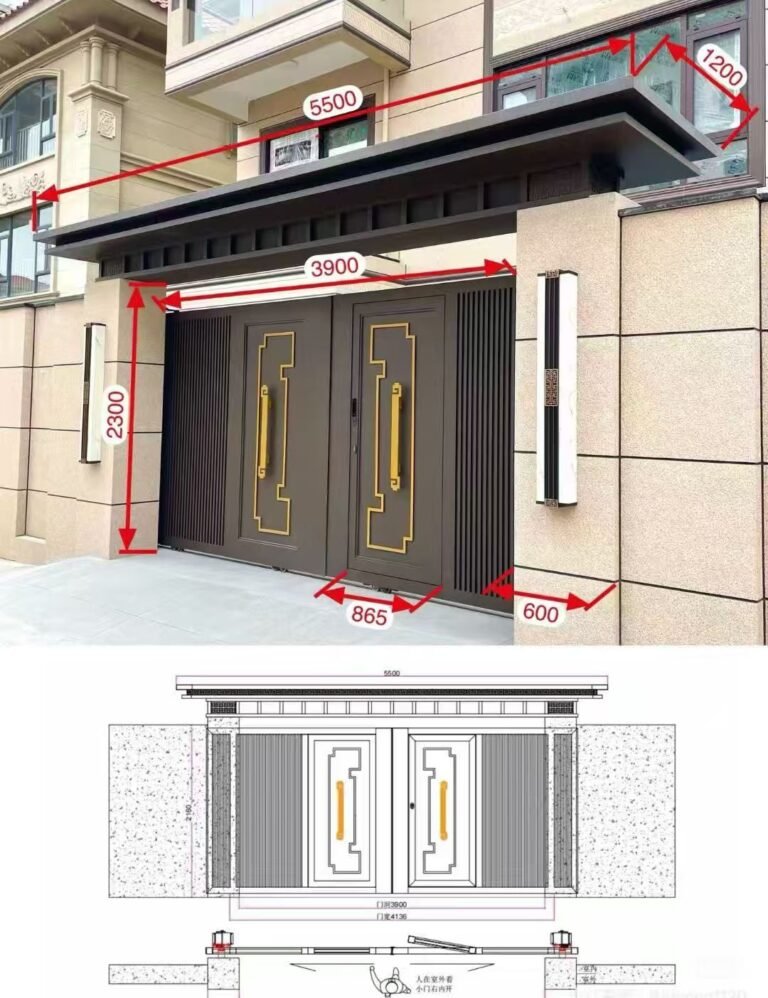 Cast Aluminum Door Design