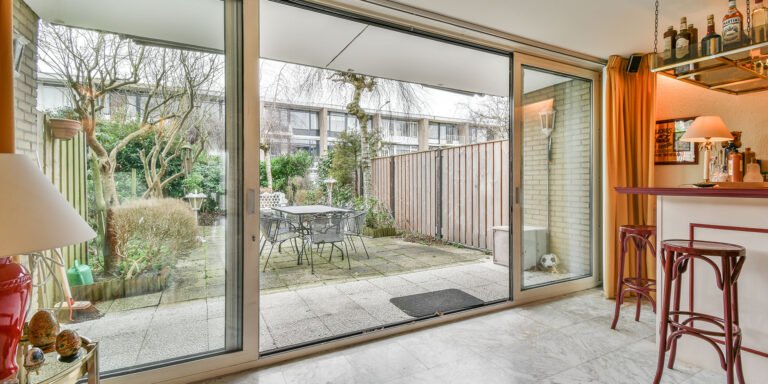 aluminum sliding door