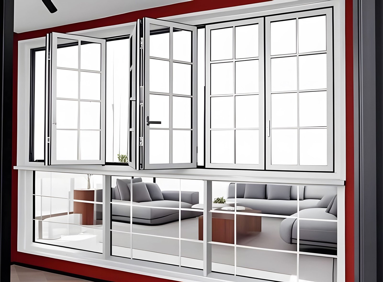 Thread Folding Window Folding Window | Aluminum Folding Window Systems for Wide Openings