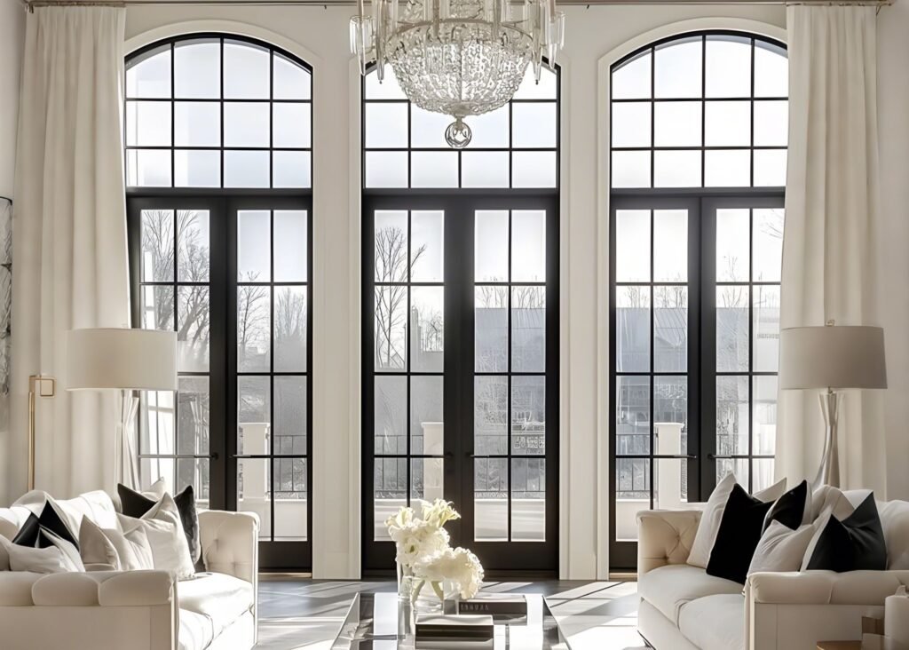 french door with window​