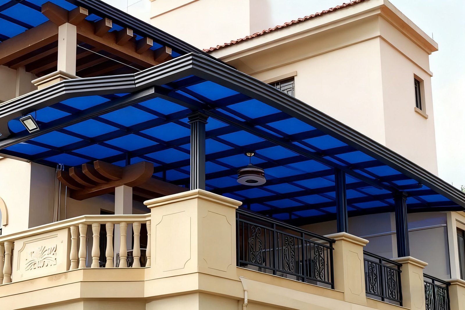 glass roof gazebo
