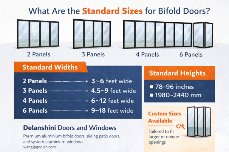 bifold door sizes
