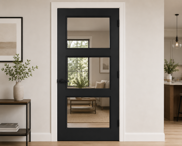 3 Panel Glass Door