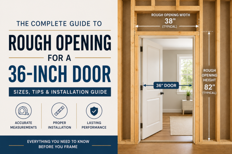 Rough Opening for a 36-Inch Door