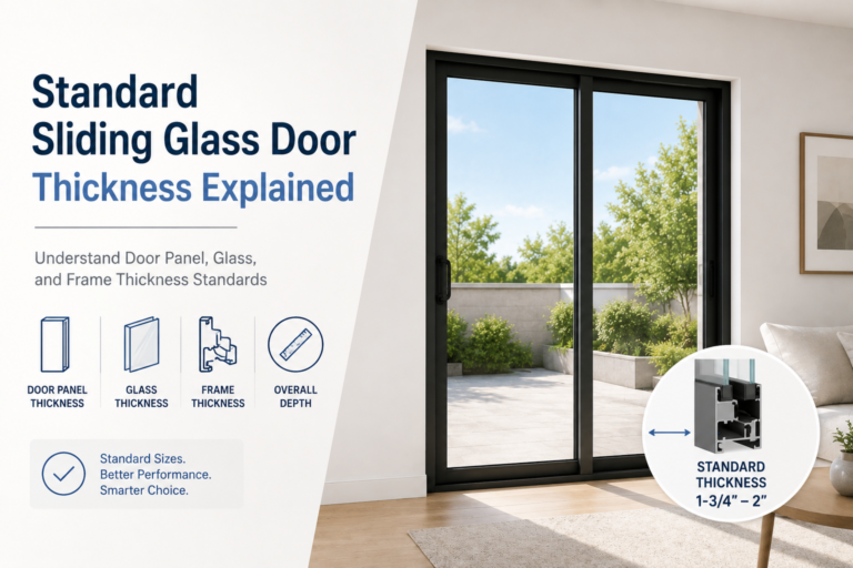 Standard Sliding Glass Door Thickness