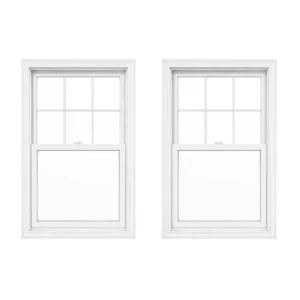 Half Classic Grid Aluminum Casement Window
