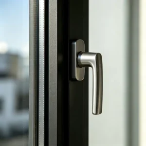 Aluminum Casement Window with Stainless Steel Handle
