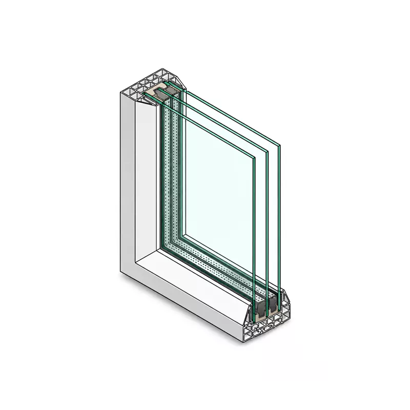 Triple-Glazed Aluminum Casement Window