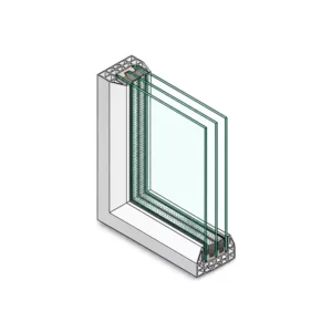 Triple-Glazed Aluminum Casement Window