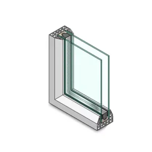 Double-Glazed Aluminum Casement Window